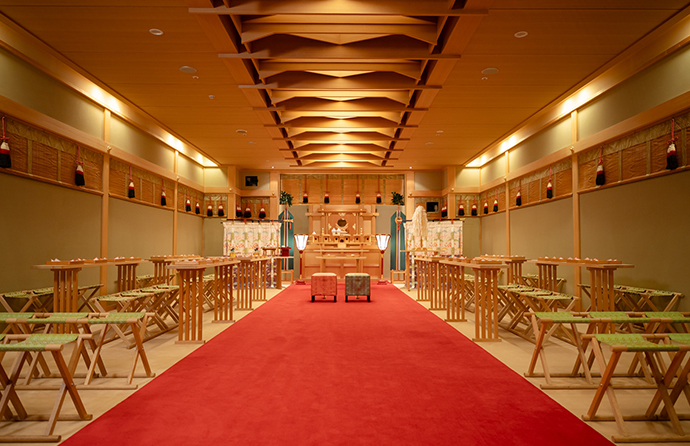 本格的で厳かな空間